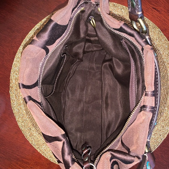 Coach Carly Signature Handbag - Picture 12 of 16